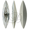 SWAROVSKI 4200 Navette Rhinestones 35x9.5 Silver Shade